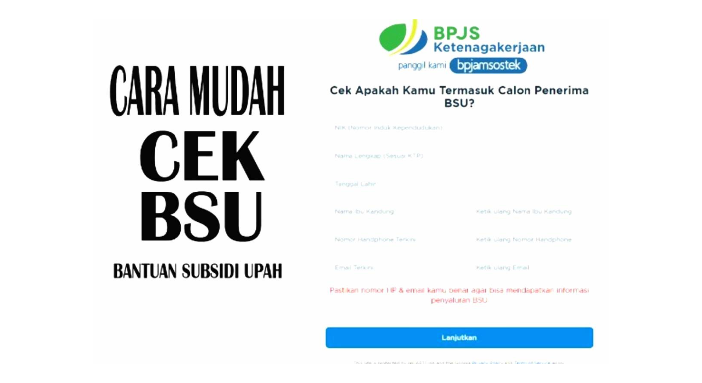 Cara Cek BSU BPJS Ketenagakerjaan Praktis Lewat Kemnaker