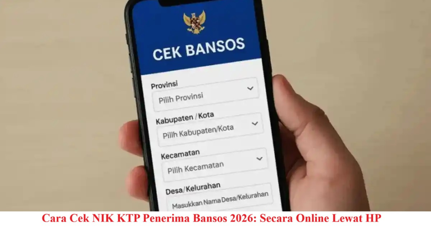 Cara Cek Bansos Januari 2026 PKH & BPNT Praktis Lewat HP