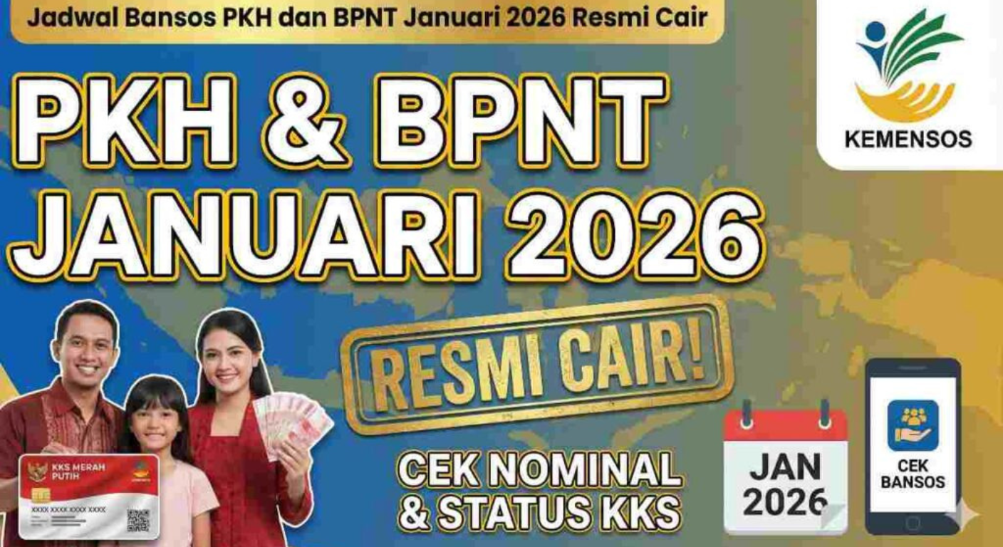 Jadwal Bansos PKH BPNT 2026 Cek Penerima dan Nominalnya