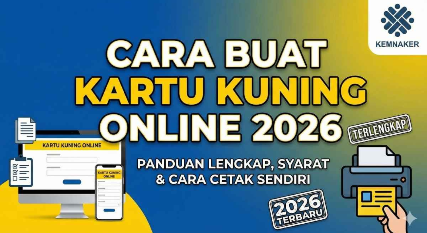 Tanpa Ribet! Cara Buat Kartu Kuning Online 2026 Lewat HP