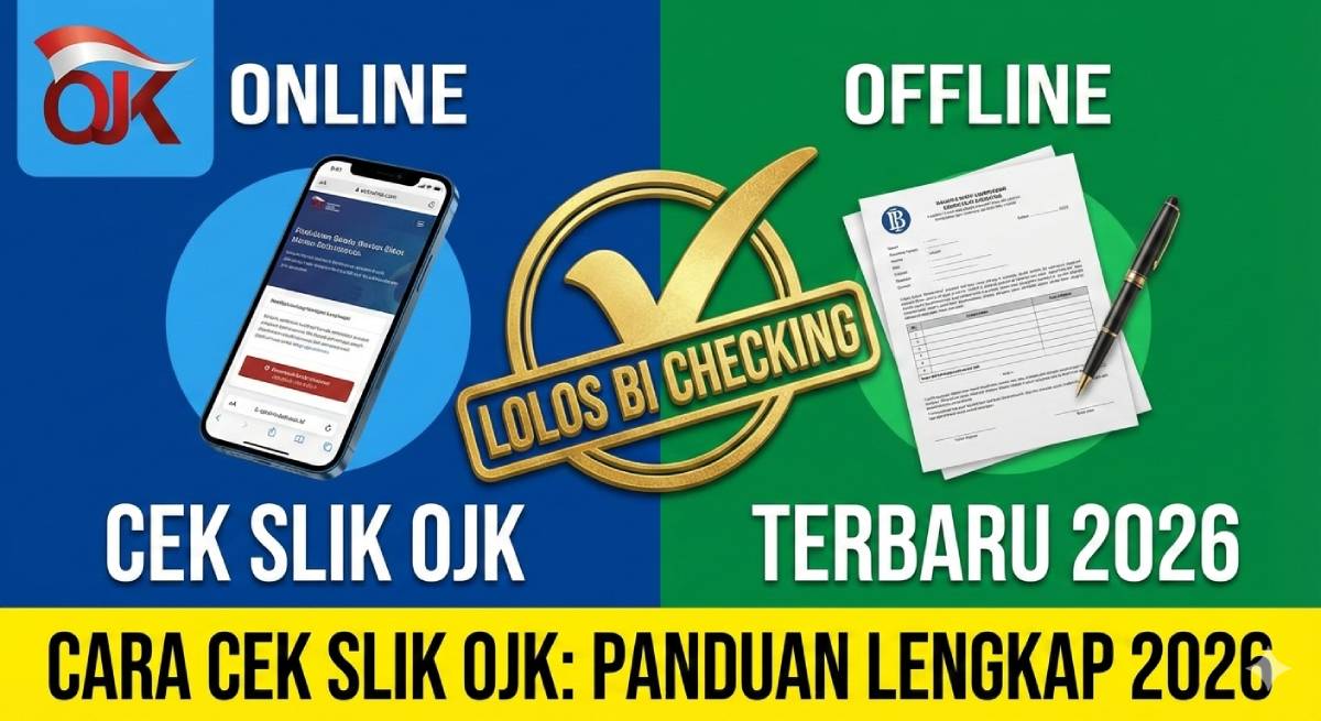 Cara Cek SLIK OJK Online & Offline Terbaru 2026_ Panduan Lengkap Lolos BI Checking