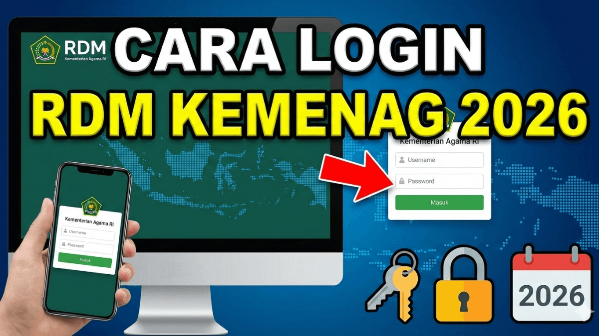 Cek Cara Login RDM Kemenag 2026 Terbaru untuk Guru dan Proktor
