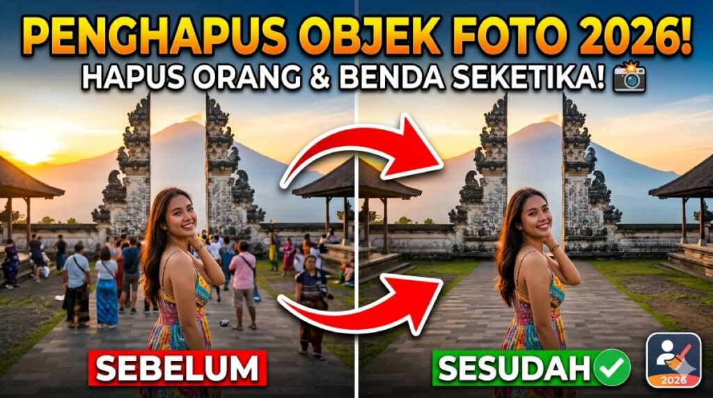 15 Aplikasi Penghapus Objek Foto 2026 Terbaik Hasil Paling Rapi