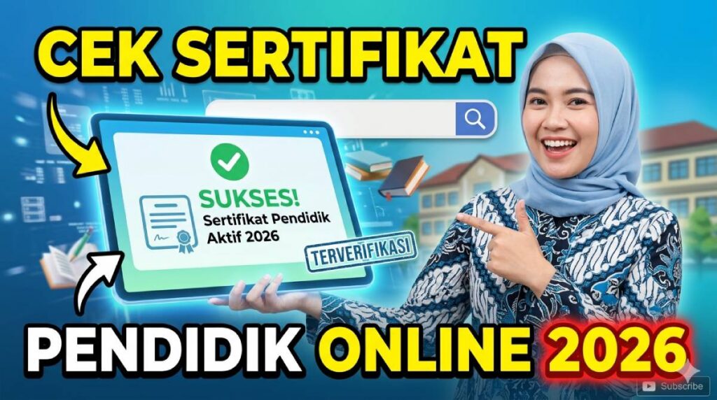 Cara Cek Sertifikat Pendidik Online 2026 Paling Cepat dan Valid